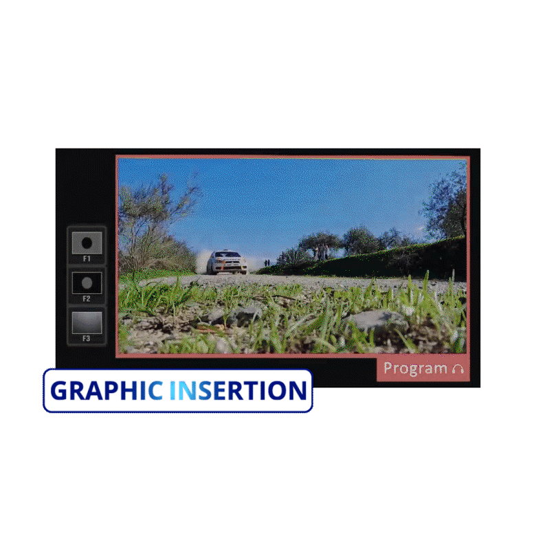 dynamic graphic insertion tvu producer