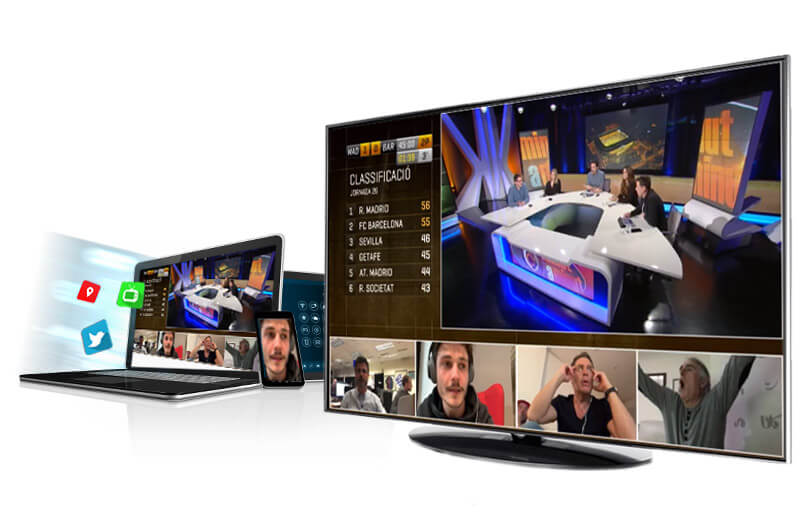 Broadcast live remote production to multiple platforms