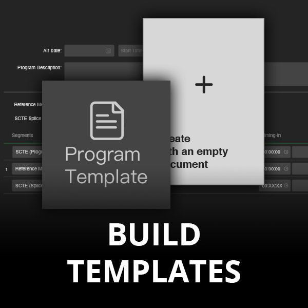 Build templates in TVU Channel