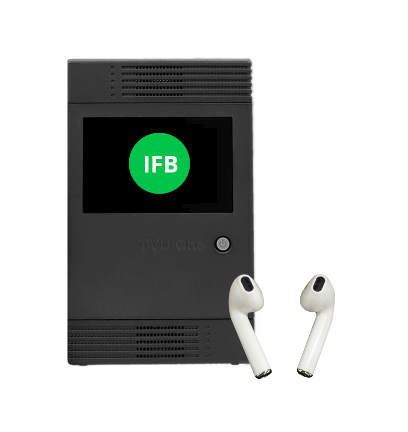 IRL Backpack live streaming encoder with IFB communication and video return